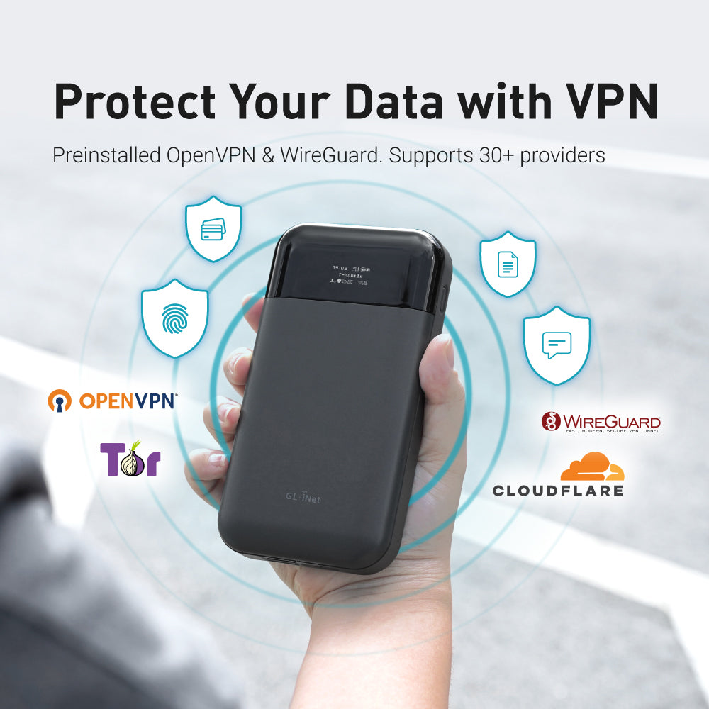GL.iNet GL-E750V2 / Mudi V2, detalle de conexión VPN